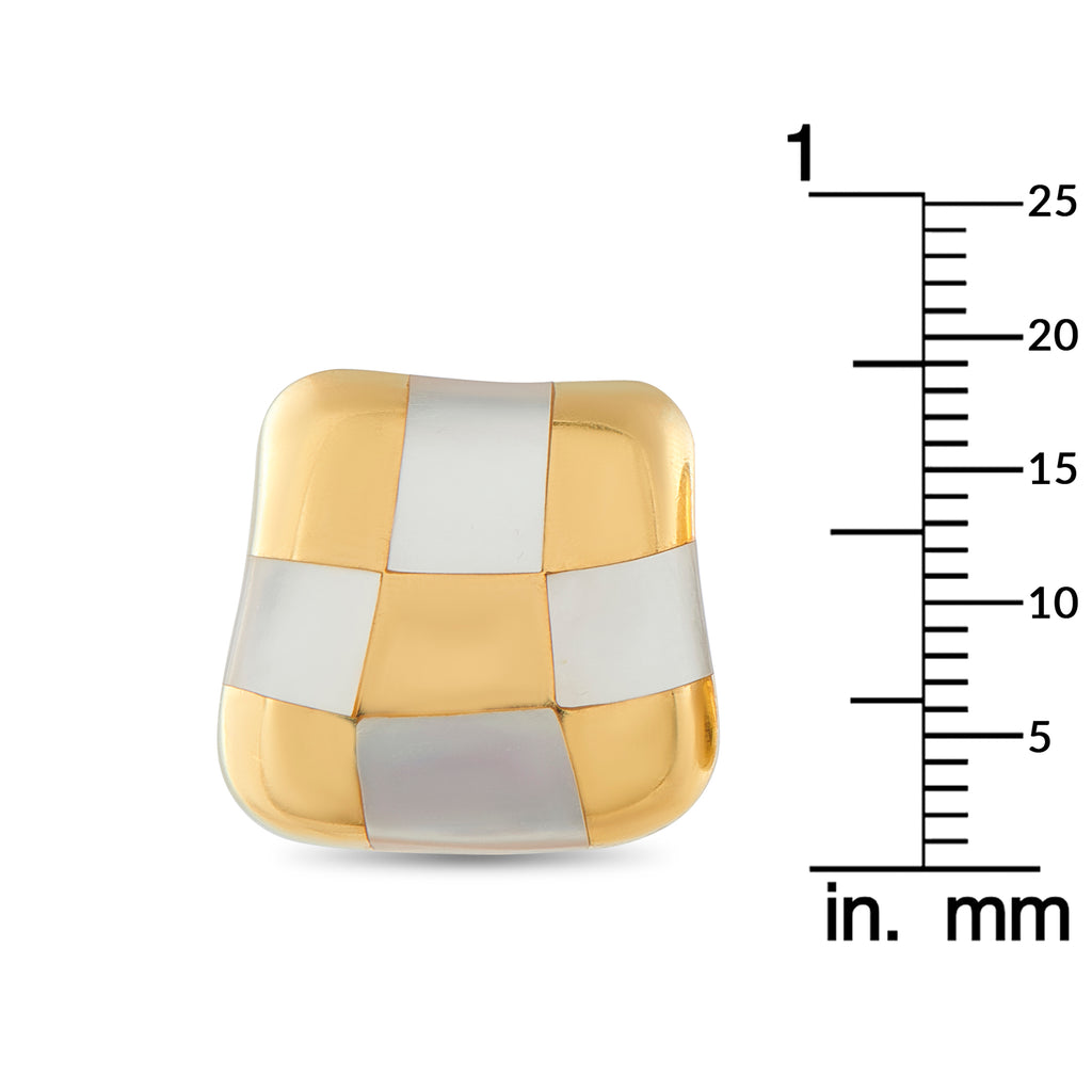 ANGELA CUMMINGS 18K Yellow Gold Clip-On Earrings
