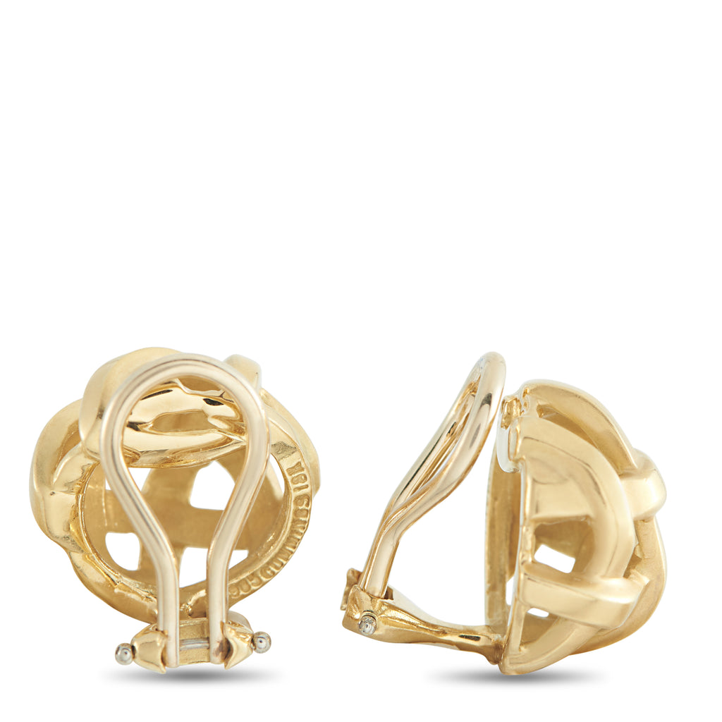 ANGELA CUMMINGS 18K Yellow Gold Earrings