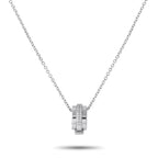 Asprey 18K White Gold 0.25ct Diamond Necklace