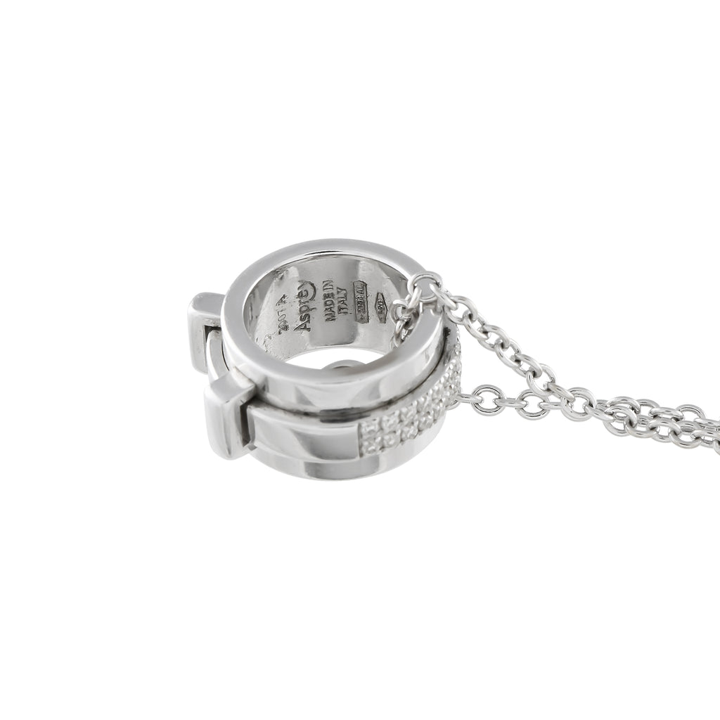 Asprey18K White Gold 0.25ct Diamond Necklace