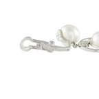 Assael 18K White Gold 0.55ct Diamond and Pearl Clip-On Earrings