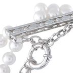 Assael 18K White Gold Pearl 5-Row Choker Necklace