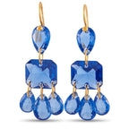 Baccarat18K Yellow Gold Blue Crystal Necklace