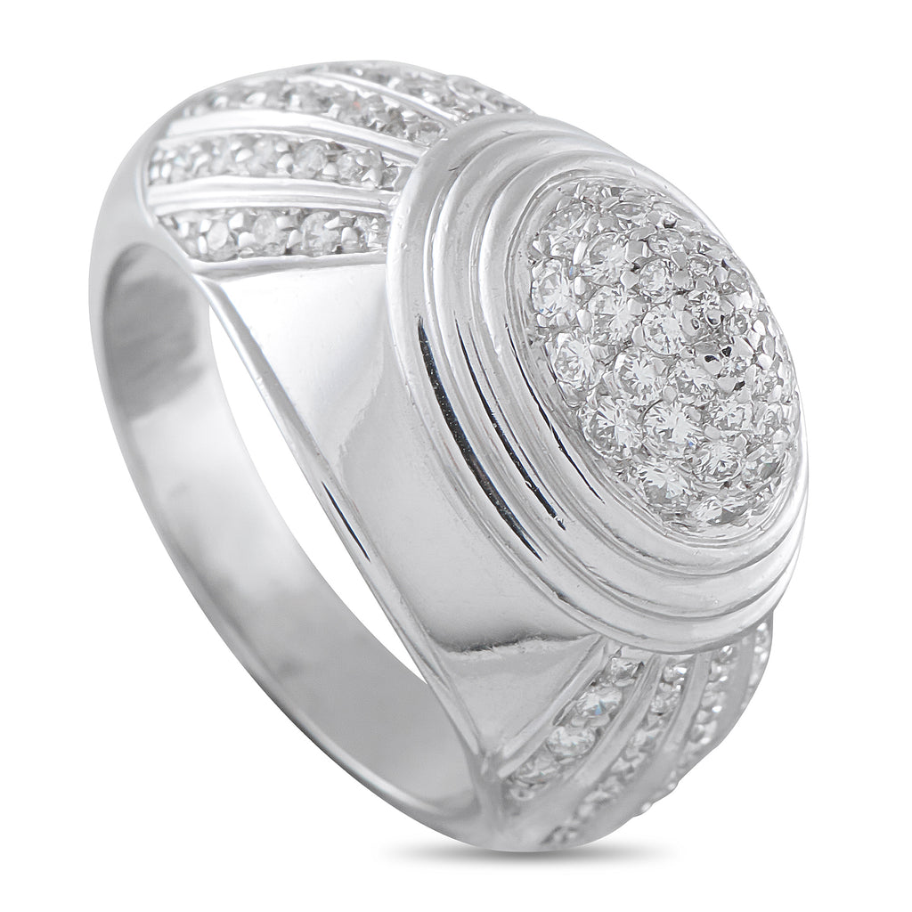 Boucheron18K White Gold 1.0ct Diamond Ring