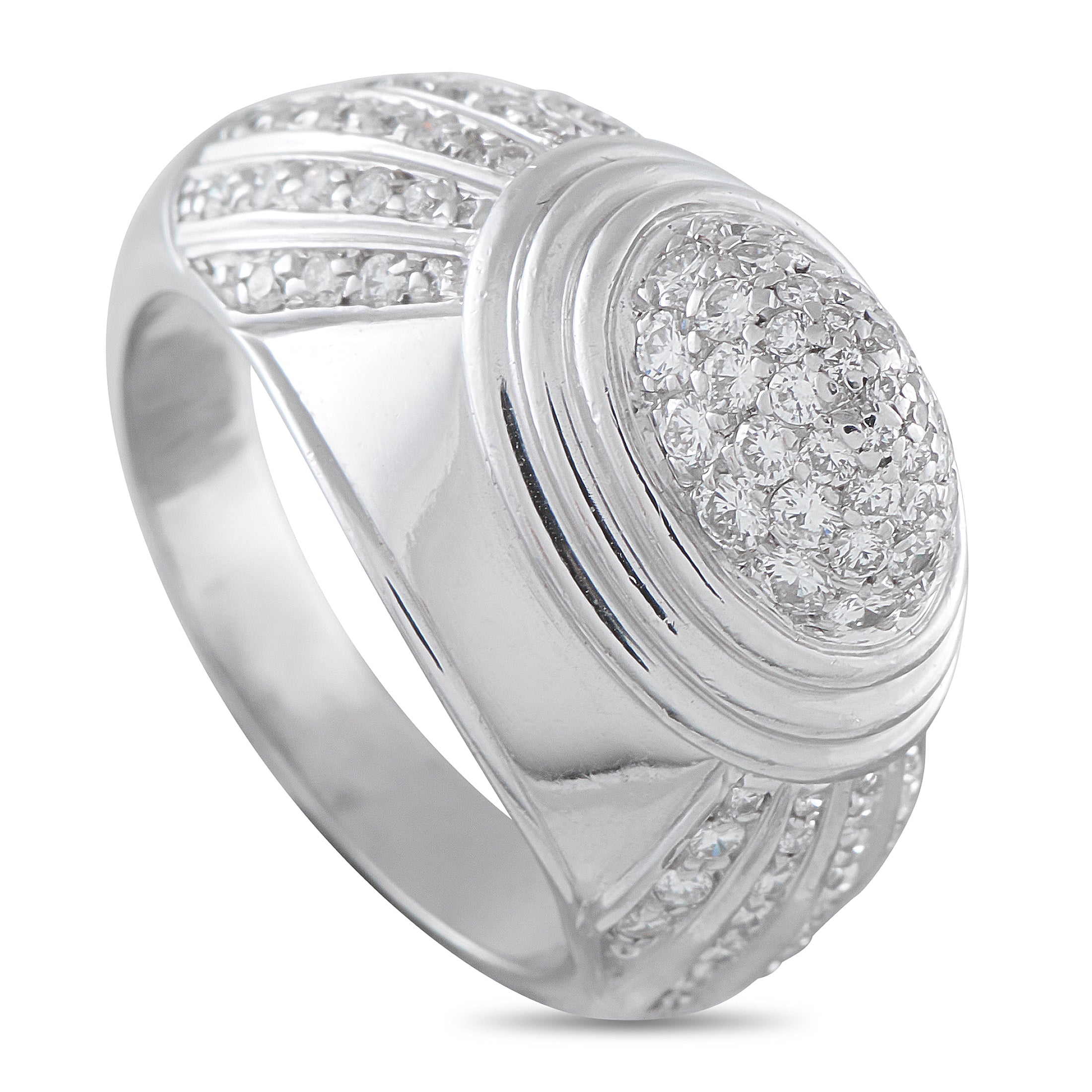 Boucheron18K White Gold 1.0ct Diamond Ring