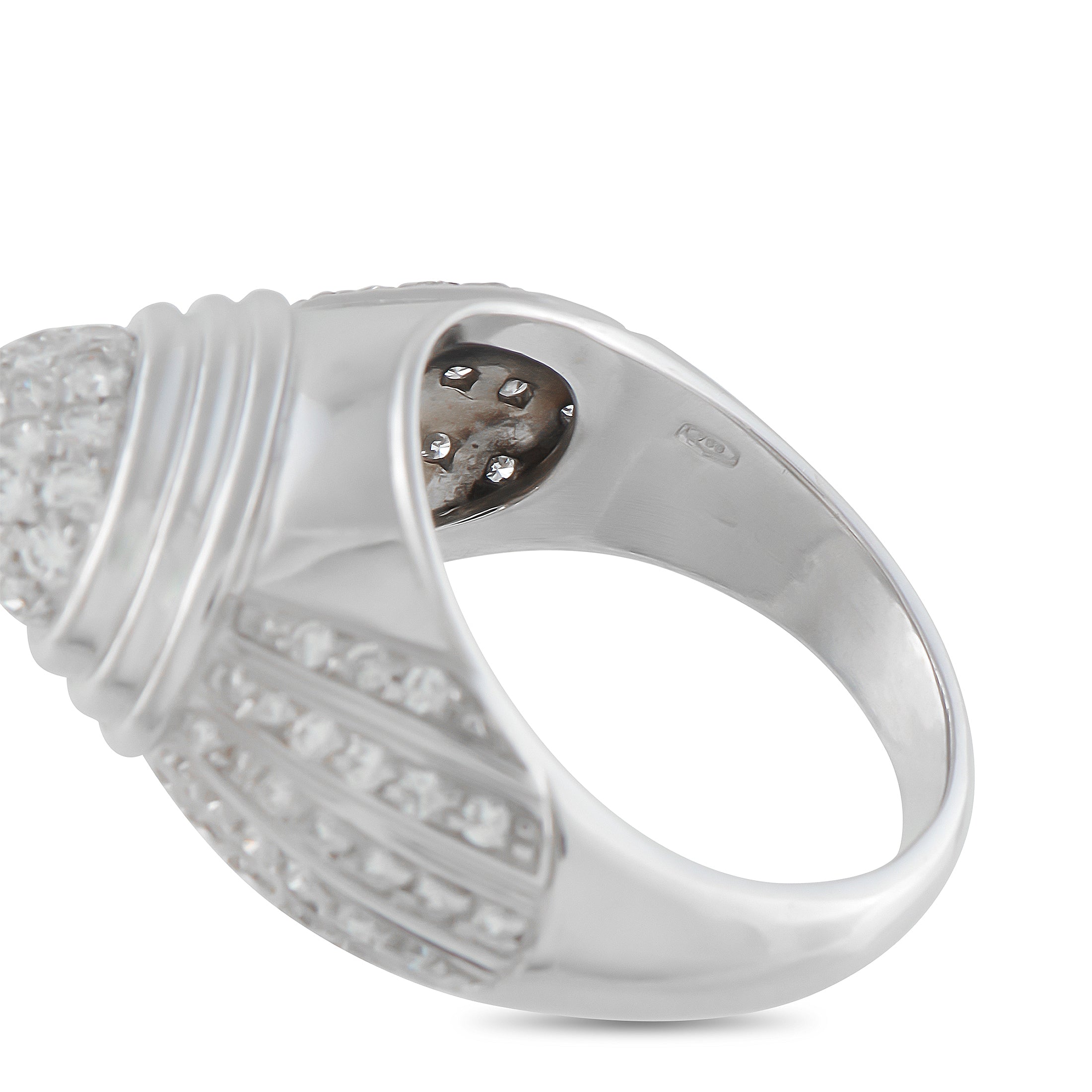 Boucheron18K White Gold 1.0ct Diamond Ring