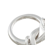 Boucheron 18K White Gold 0.16ct Diamond Snake Ring