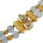 Boucheron 18K Yellow Gold Tourmaline and Rock Crystal Necklace