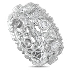 Buccellati Vintage 18K White Gold 1.12ct Diamond Ring