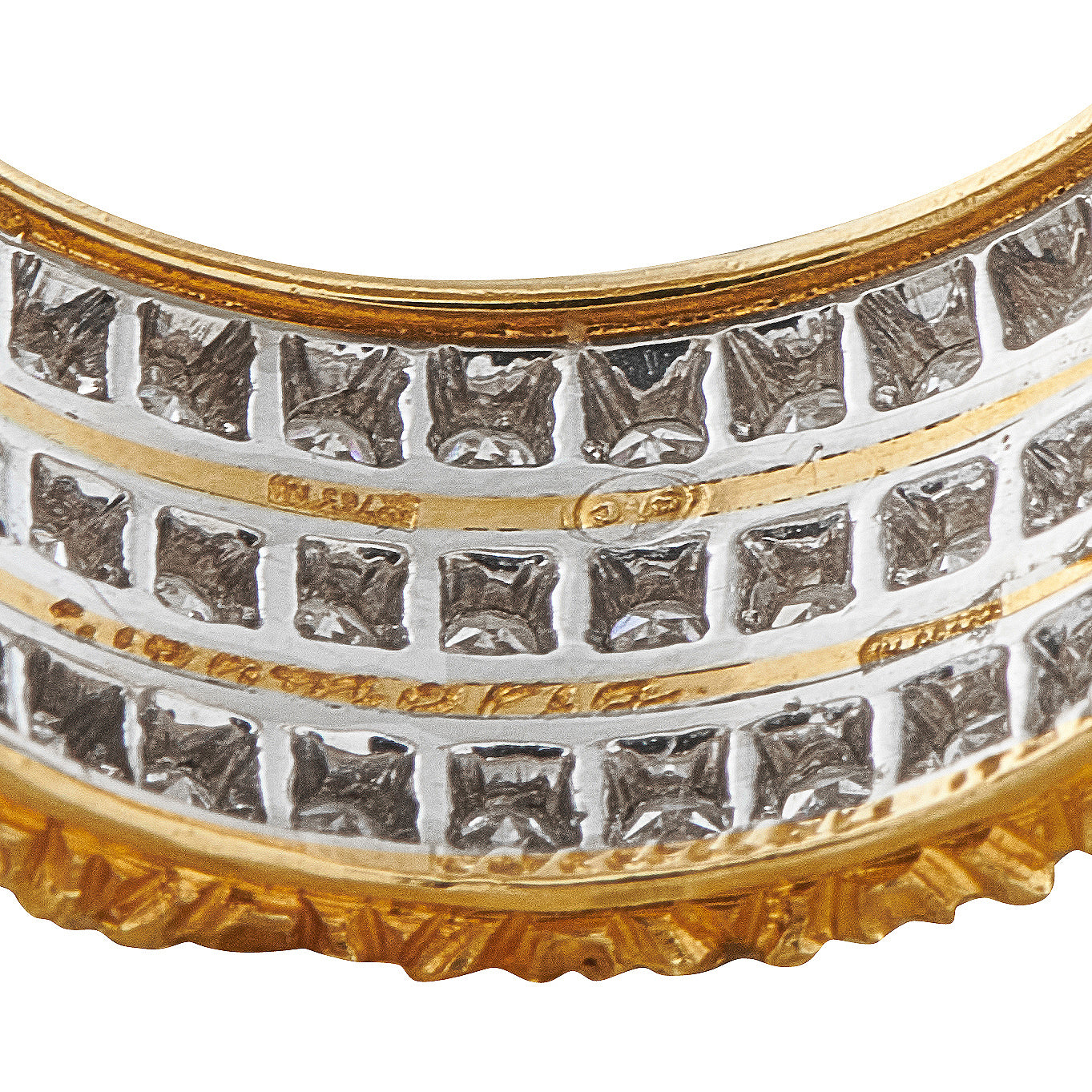 Buccellati 18K Yellow Gold 1.65ct Diamond Ring