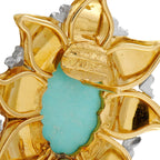 Buccellati18K Yellow Gold Turquoise Earrings