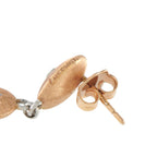 Buccellati Macri 18K Rose Gold Graduating Disc Drop Earrings