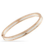 Bvlgari B.zero1 18K Rose Gold Ceramic Bracelet