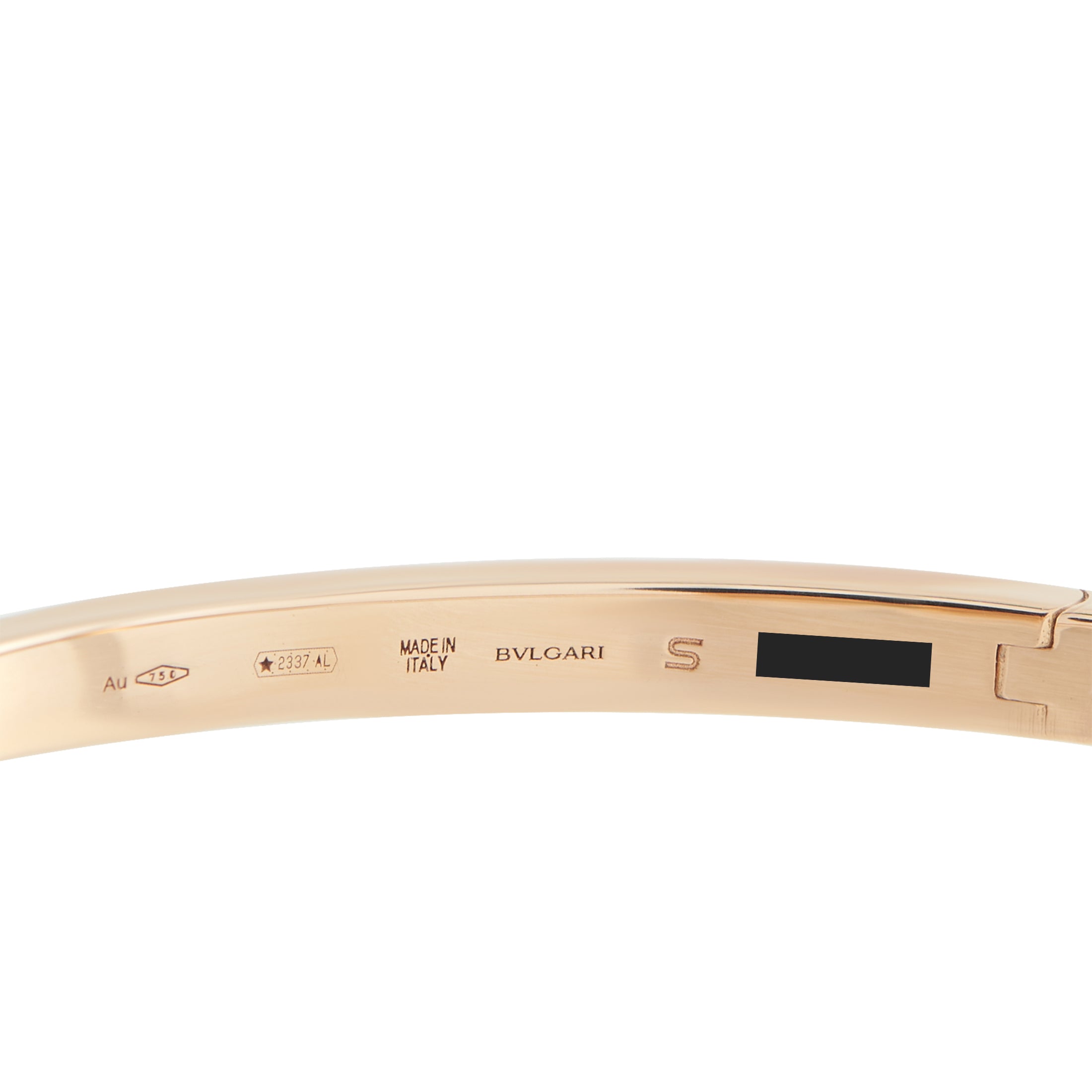 Bvlgari Fiorever 18K Rose Gold Diamond Bangle