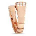 Bvlgari Serpenti Viper 18K Rose Gold 0.53ct Diamond Ring