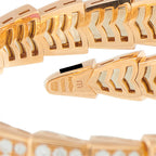 Bvlgari Serpenti rose gold bracelet with geometric cutout links