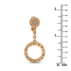 BVLGARI 18K Rose Gold Diamond Drop Earrings