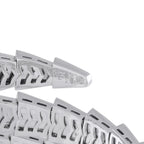 Bvlgari Serpenti Viper 18K White Gold Diamond Bracelet