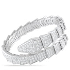 BvlgariSerpenti Viper 18K White Gold Diamond Bracelet Size Medium – This Bvlgari Serpenti Viper bracelet is bold and breathta