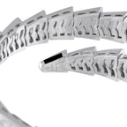 Bvlgari Serpenti Viper 18K White Gold Diamond Bracelet