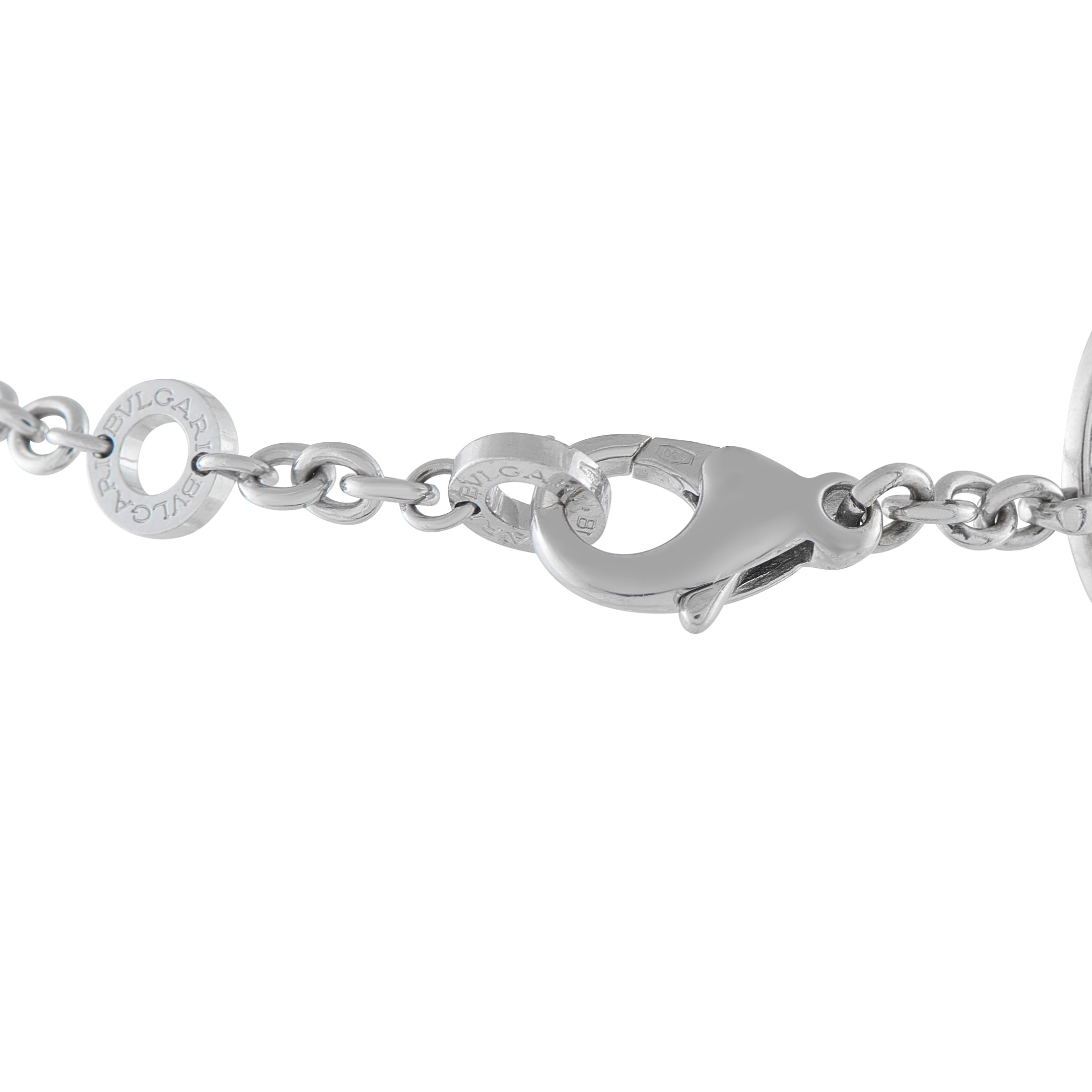 Bvlgari 18K White Gold 1.80ct Diamond Bracelet