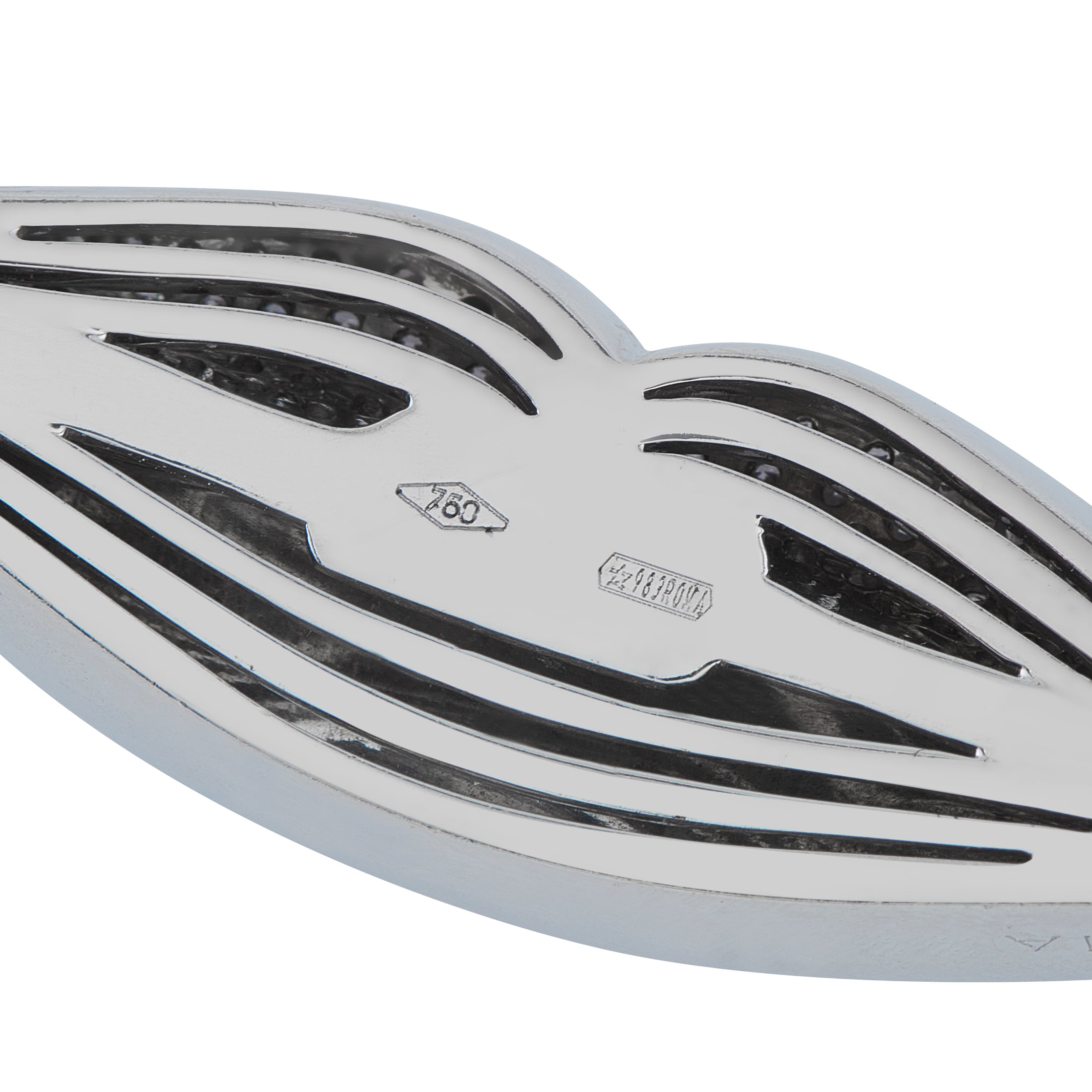 Bvlgari Enigma 18K White Gold 2.0ct Diamond Pendant