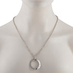 Bvlgari 18K White Gold Diamond Pendant