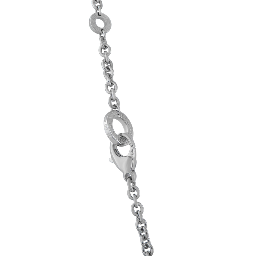 Bvlgari 18K White Gold Diamond Pendant