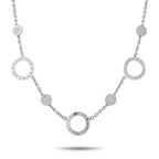 BVLGARI 18K White Gold Diamond Necklace