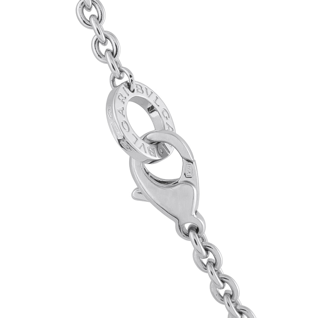 Bvlgari 18K White Gold Diamond Necklace