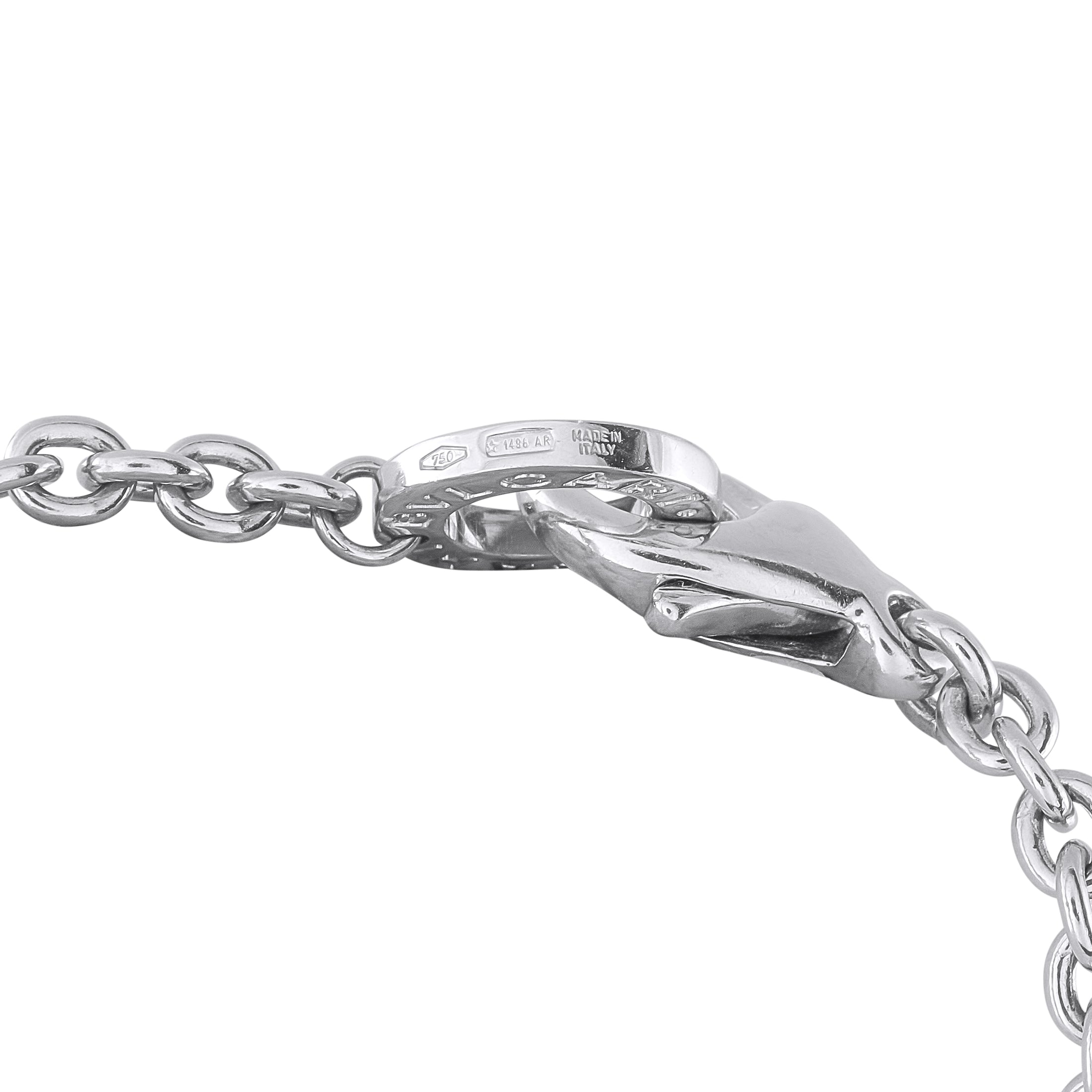 Bvlgari 18K White Gold Diamond Necklace