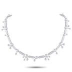 BVLGARI Astrale 18K White Gold 3.25ct Diamond Necklace