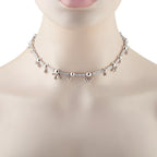 Bvlgari Astrale 18K White Gold 3.25ct Diamond Necklace