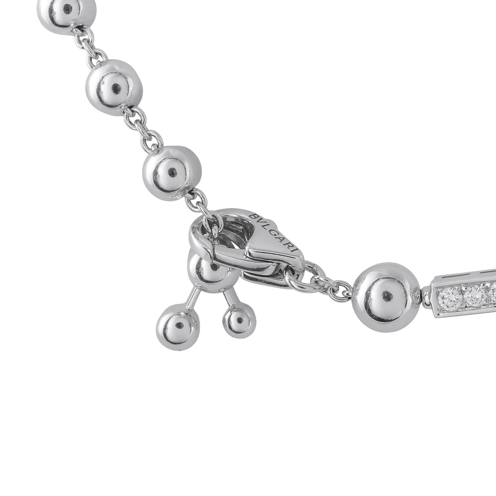 Bvlgari Astrale 18K White Gold 3.25ct Diamond Necklace