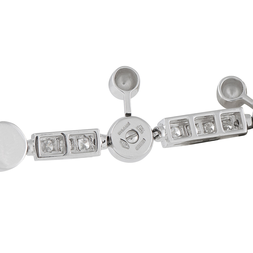 Bvlgari Astrale 18K White Gold 3.25ct Diamond Necklace