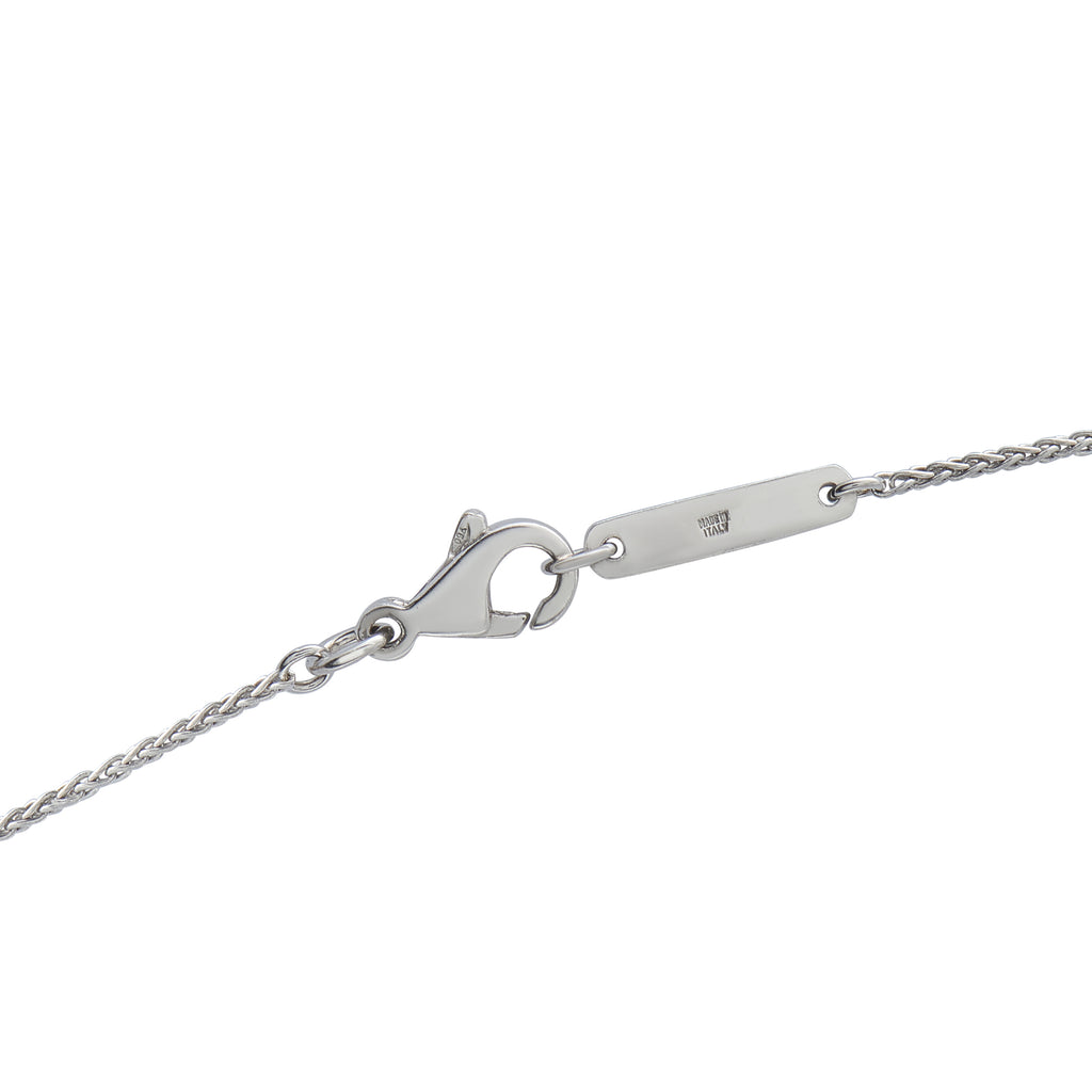 Bvlgari 18K White Gold 1.0ct Diamond Cross Pendant