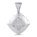 Bvlgari Pyramid 18K White Gold 0.65ct Diamond Pendant