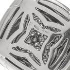 Bvlgari Pyramid 18K White Gold 0.65ct Diamond Pendant