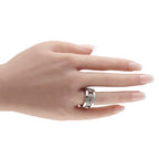 Bvlgari Parentesi 18K White Gold 0.72ct Diamond Ring