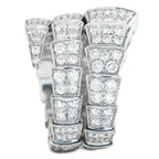 Bvlgari Serpenti 18K White Gold 2.77ct Diamond Ring