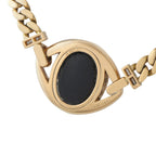 Bvlgari Intaglio 18K Yellow Gold Diamond Necklace