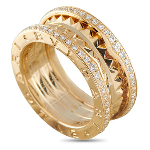 Bvlgari B.Zero1 18K Yellow Gold 0.67ct Diamond Ring