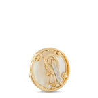 Bvlgari 18K Yellow Gold Mother of Pearl Earrings