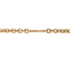 Bvlgari 18K Yellow Gold Open Circle Station Necklace