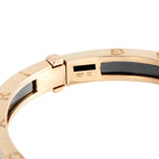 Bvlgari B.zero1 18K Rose Gold Ceramic Bracelet