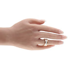 Bvlgari Bvlgari B.zero1 18K Rose Gold White Ceramic Ring