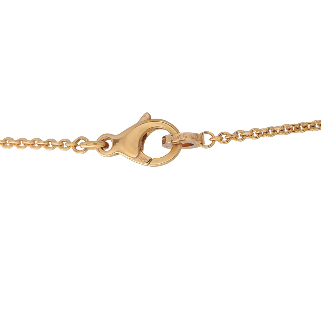 Bvlgari B.zero1 18K Rose Gold 0.41ct Diamond Necklace