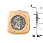 Bvlgari Monete 18K Yellow Gold Ancient Coin Earrings