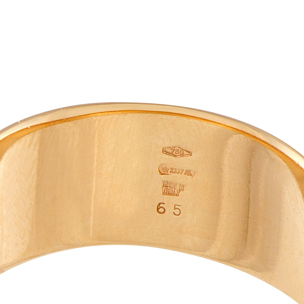 Bvlgari Monologo 18K Yellow Gold 2.0ct Diamond Ring
