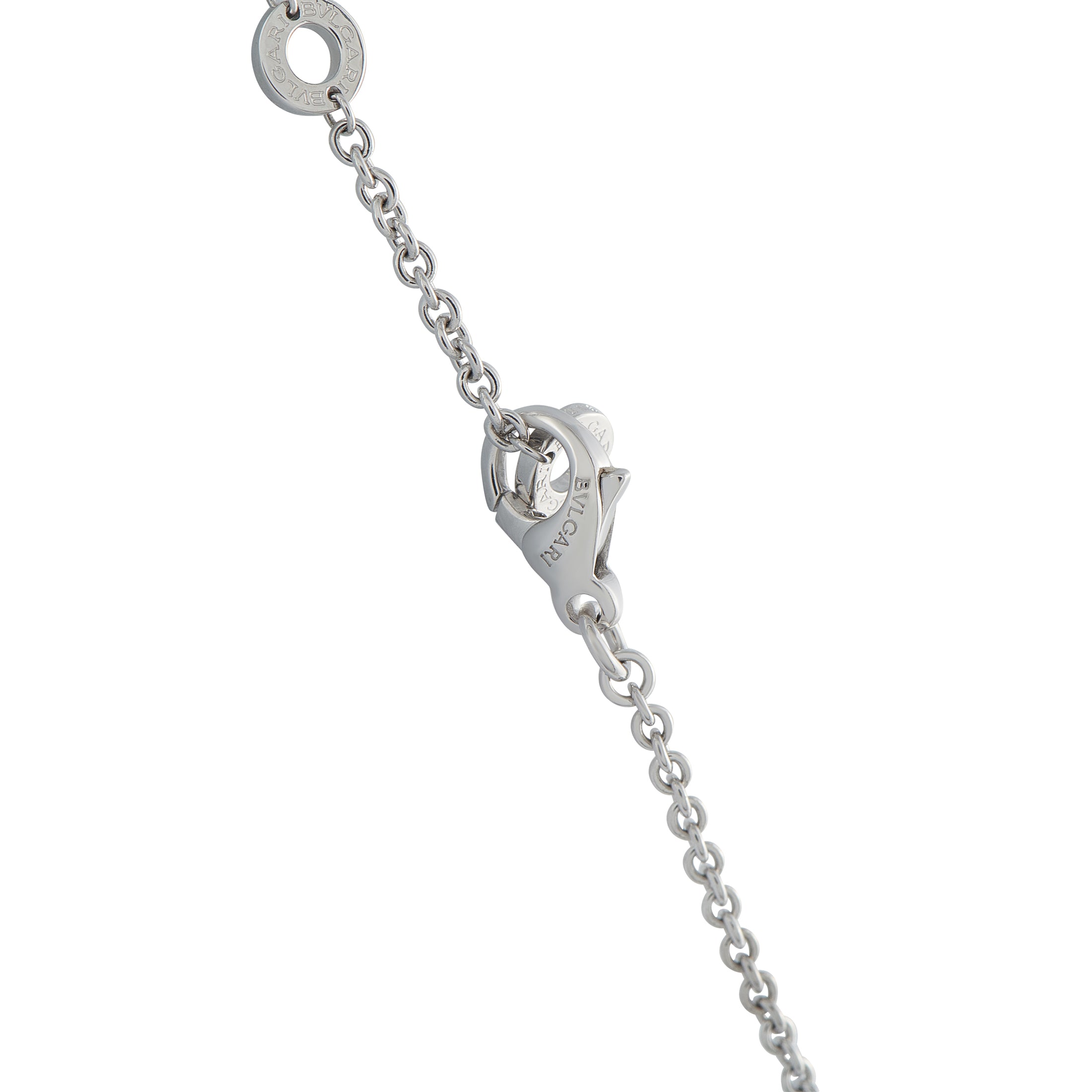 Bvlgari Parentesi 18K White Gold 1.25ct Diamond Pendant